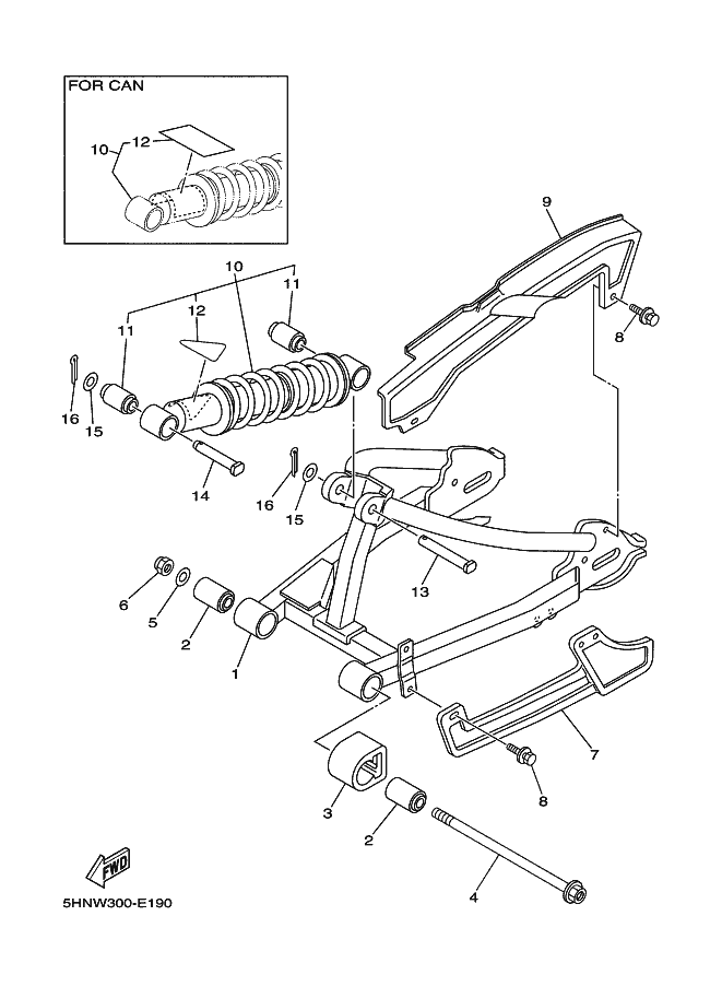 19 - BRAS ARRIERE & SUSPENSION