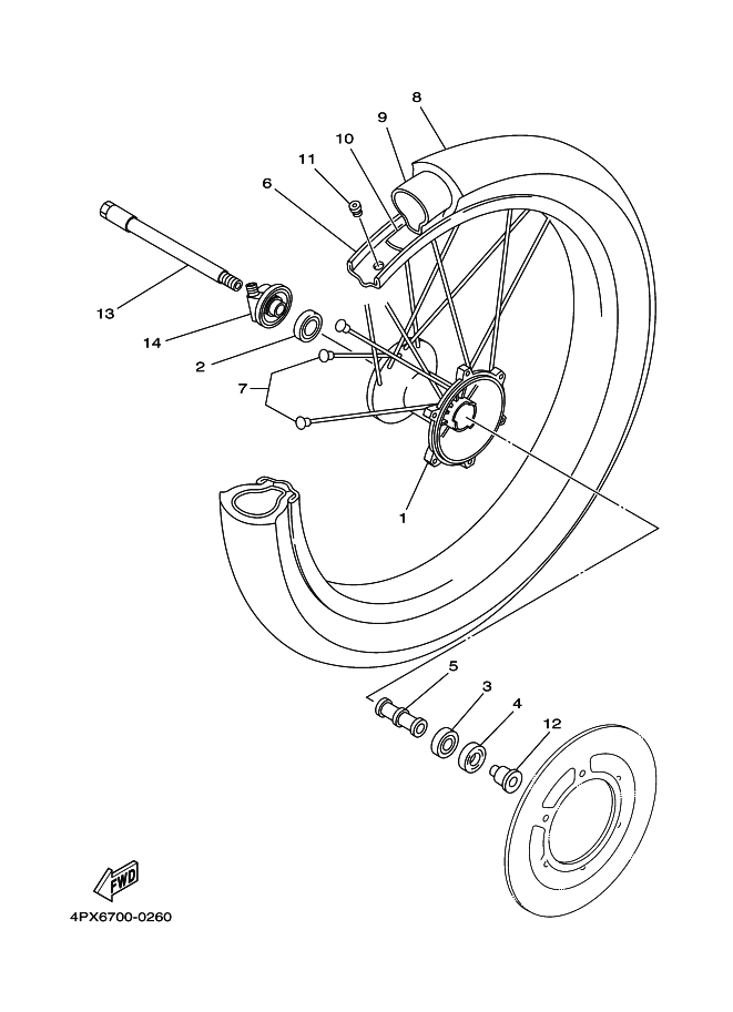 26 - ROUE AVANT