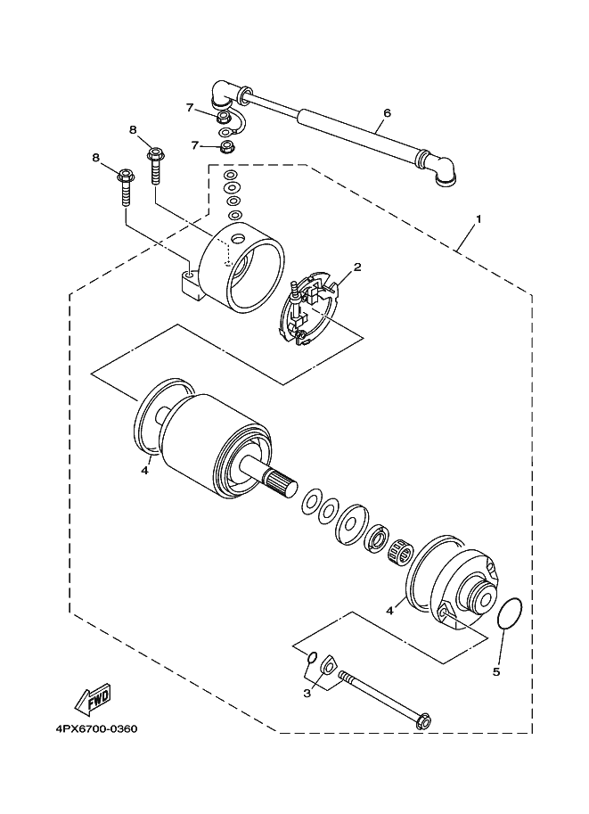 36 - DEMARREUR ELECTRIQUE