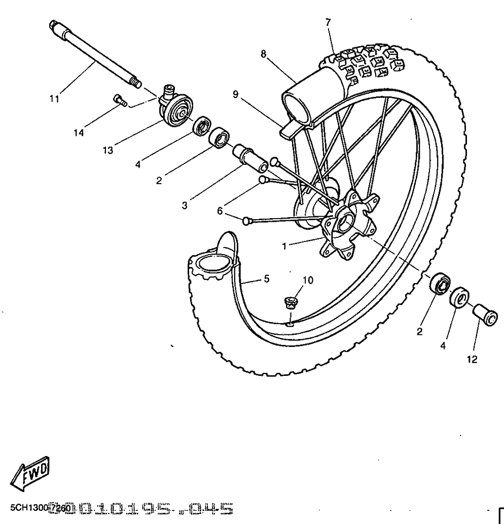 26 - ROUE AVANT