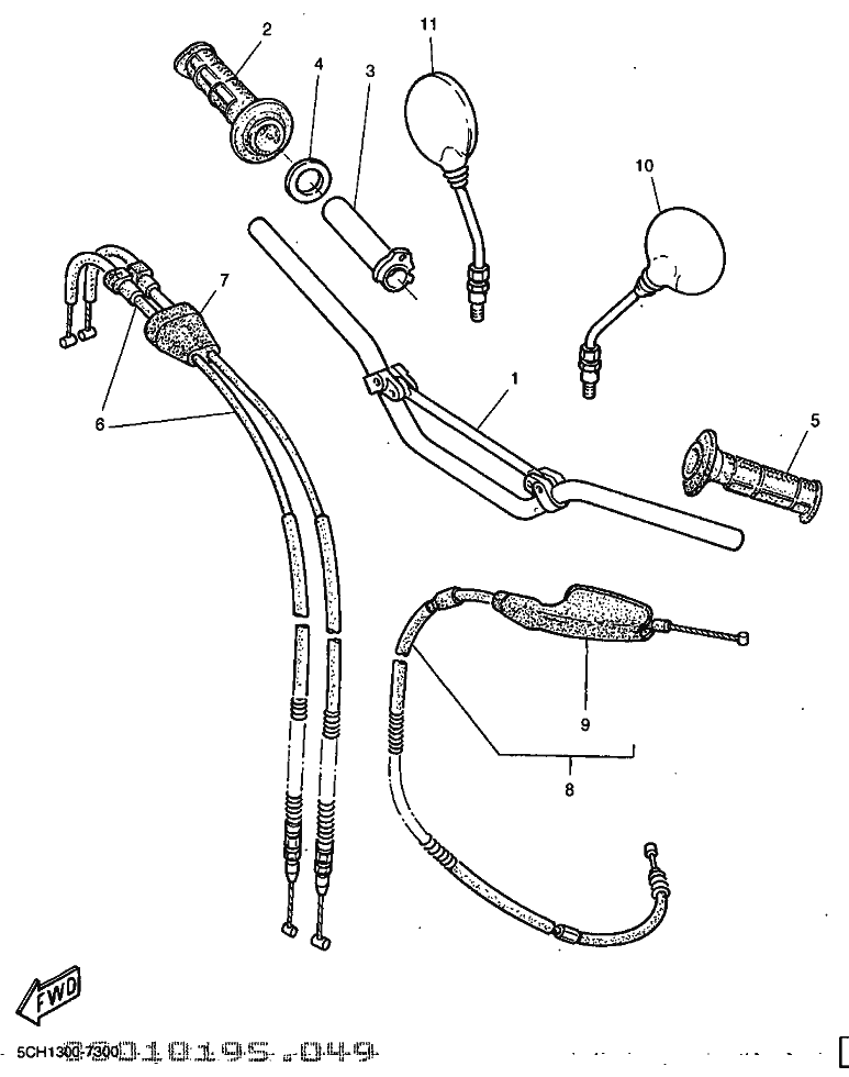 30 - GUIDON & CABLE