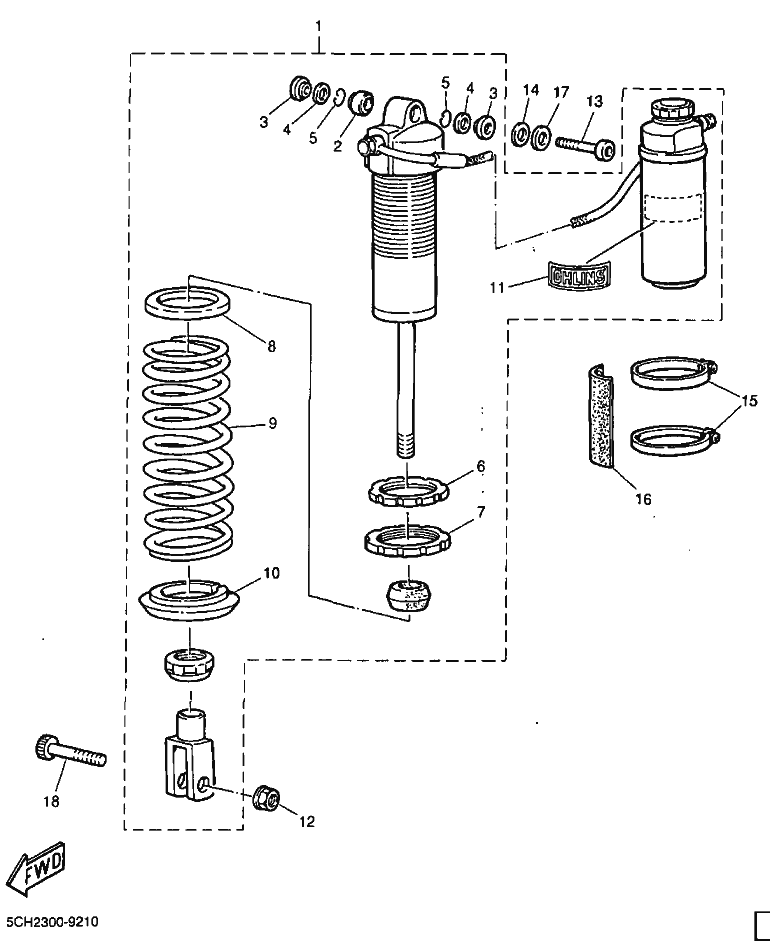 21 - SUSPENSION ARRIERE
