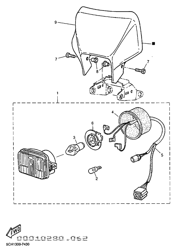 43 - HEADLIGHT