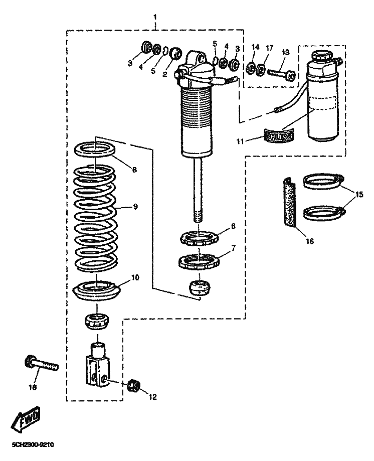 21 - SUSPENSION ARRIERE