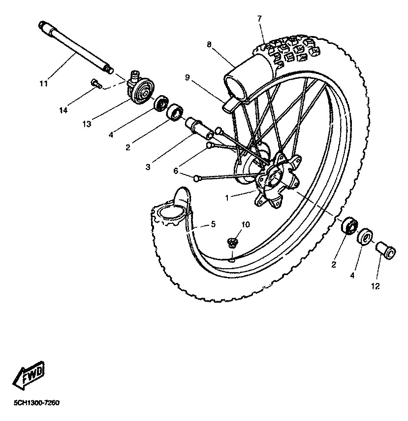 26 - ROUE AVANT