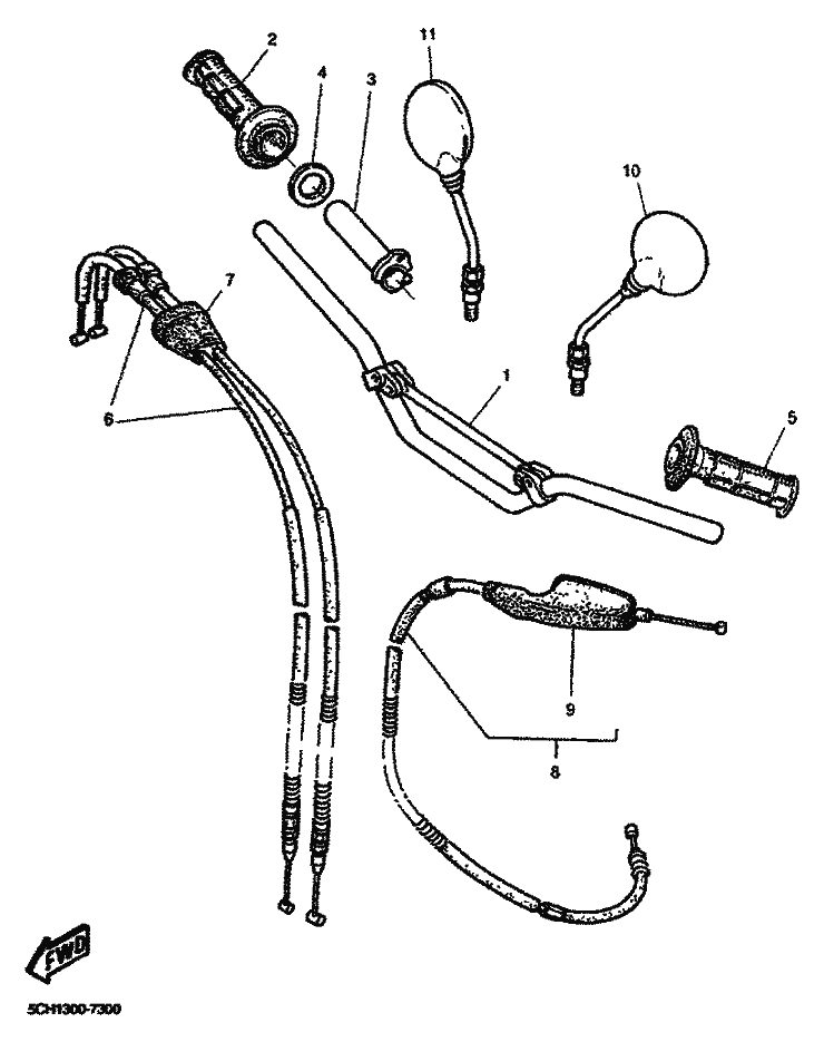 30 - GUIDON & CABLE