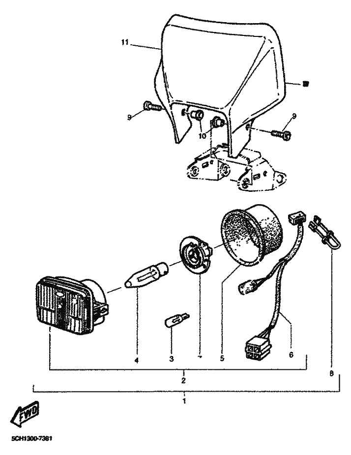38 - HEADLIGHT