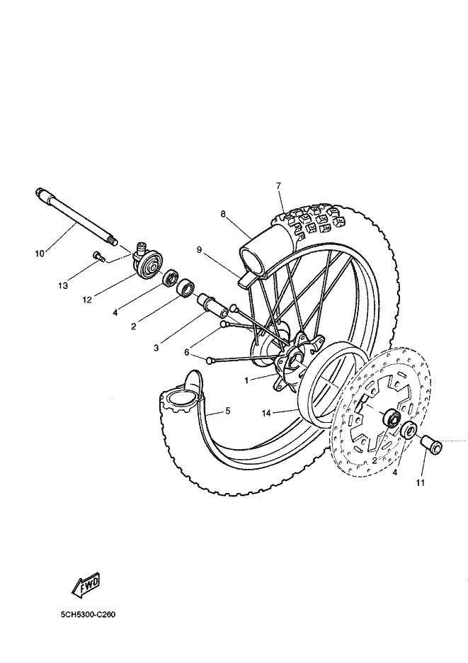 26 - ROUE AVANT