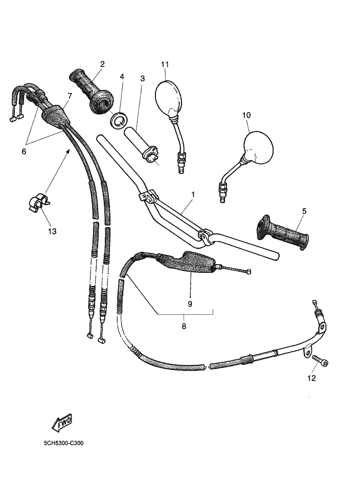 30 - GUIDON & CABLE