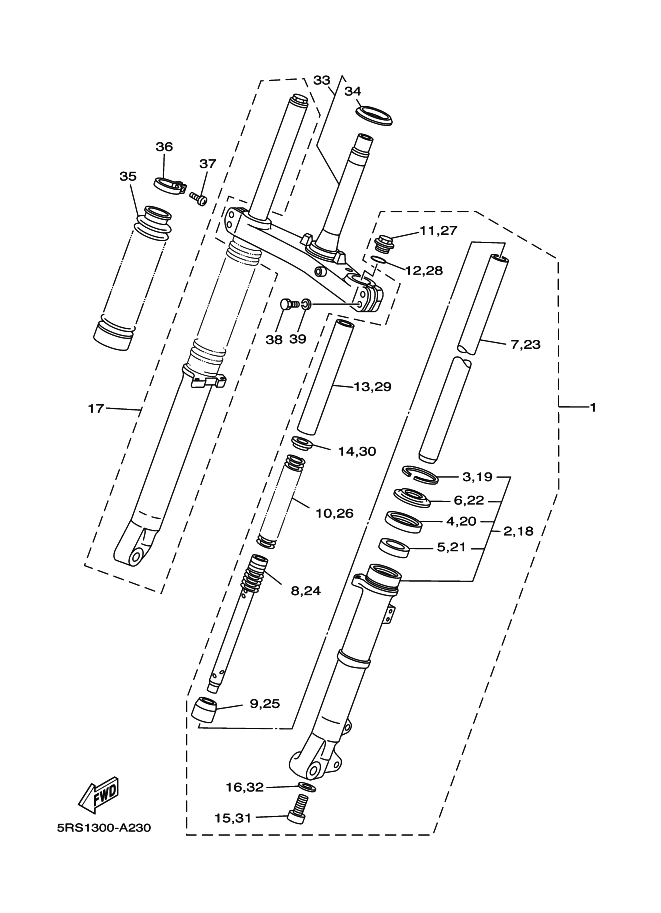 23 - FOURCHE AVANT