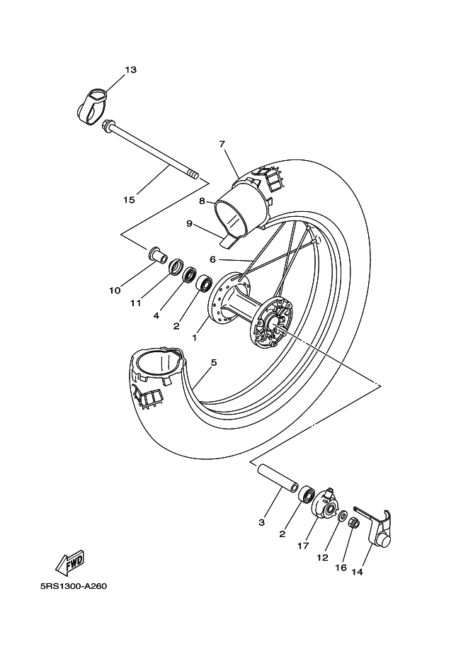 26 - ROUE AVANT