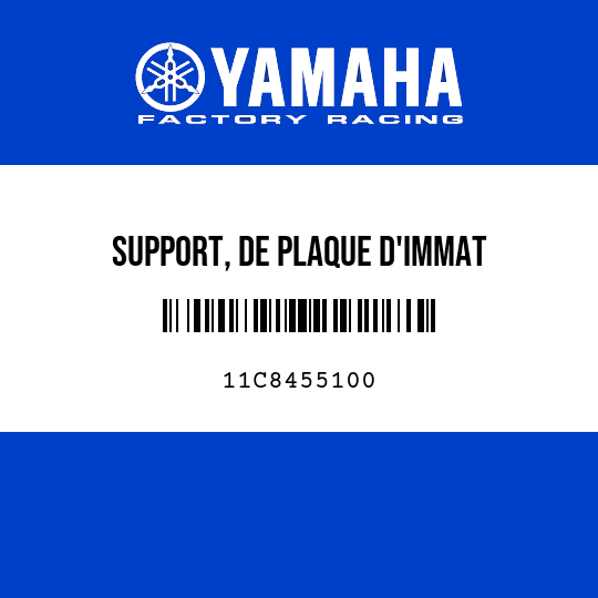 SUPPORT, DE PLAQUE D'IMMAT