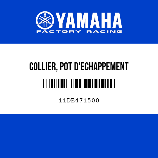 COLLIER, POT D'ECHAPPEMENT