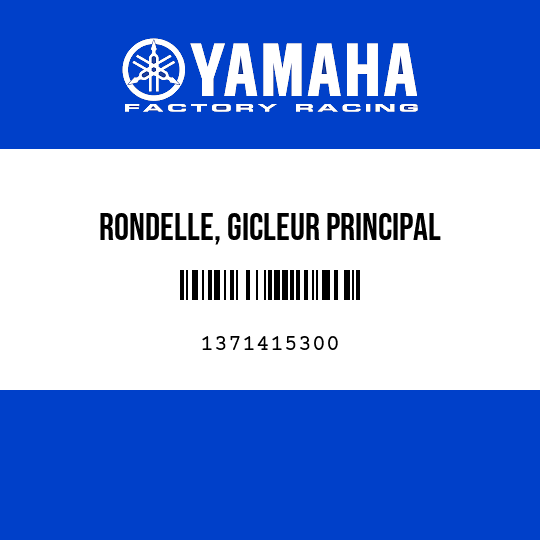 RONDELLE, GICLEUR PRINCIPAL