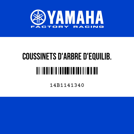 COUSSINETS D'ARBRE D'EQUILIB.