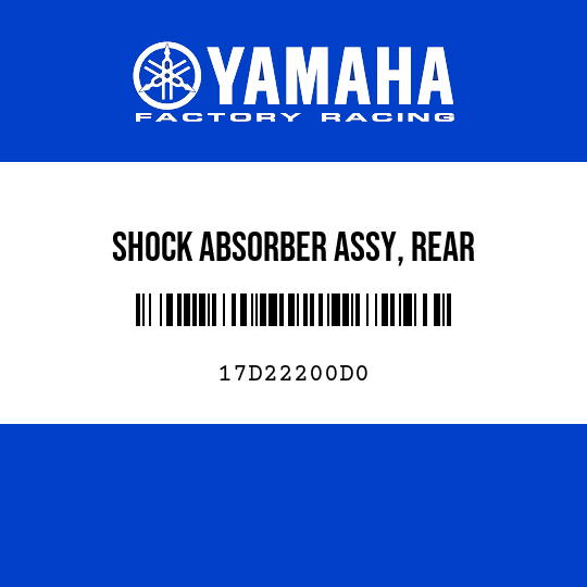 SHOCK ABSORBER ASSY, REAR