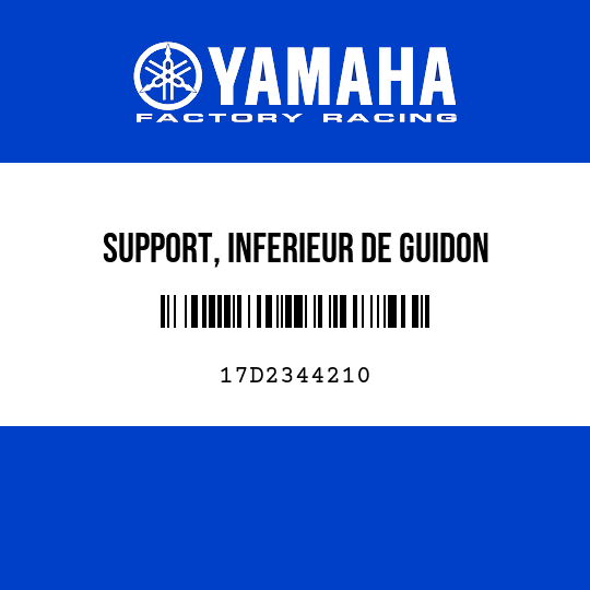 SUPPORT, INFERIEUR DE GUIDON