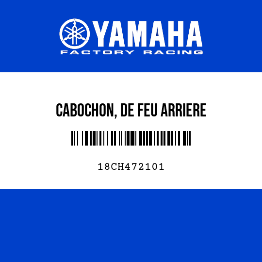 CABOCHON, DE FEU ARRIERE