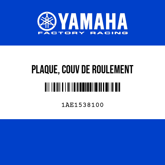 PLAQUE, COUV DE ROULEMENT