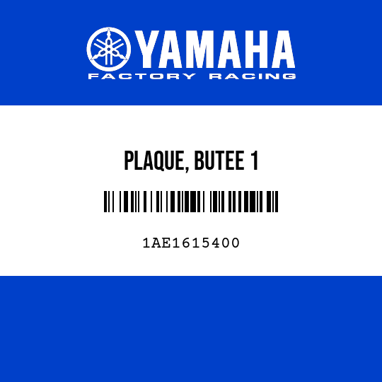 PLAQUE, BUTEE 1