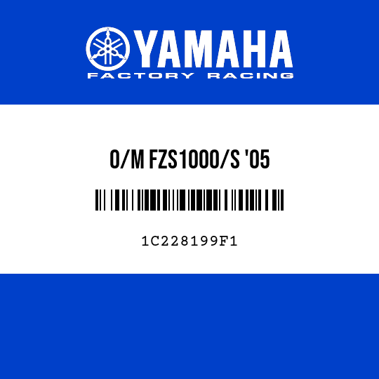 O/M FZS1000/S '05