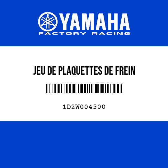 JEU DE PLAQUETTES DE FREIN