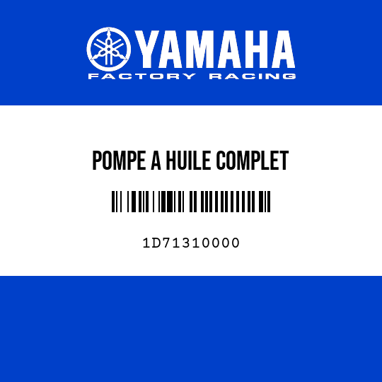POMPE A HUILE COMPLET