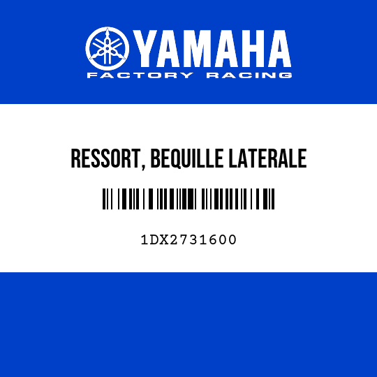 RESSORT, BEQUILLE LATERALE