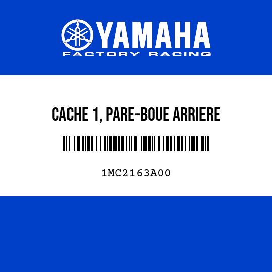CACHE 1, PARE-BOUE ARRIERE