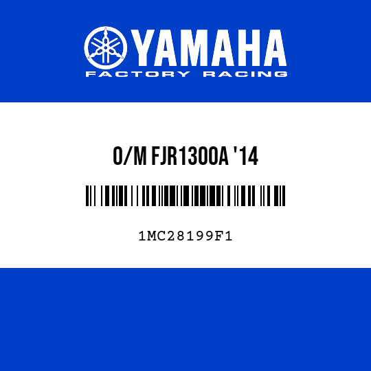 O/M FJR1300A '14
