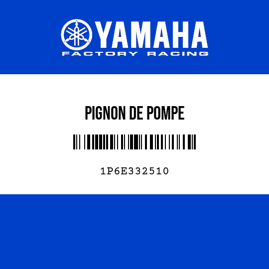PIGNON DE POMPE