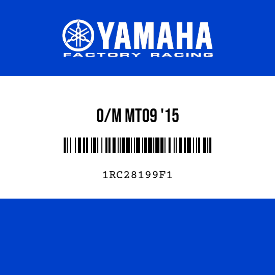 O/M MT09 '15
