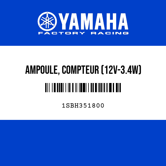 AMPOULE, COMPTEUR (12V-3.4W)