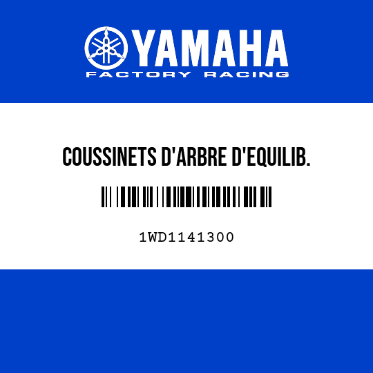 COUSSINETS D'ARBRE D'EQUILIB.
