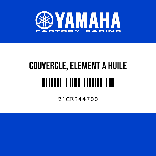 COUVERCLE, ELEMENT A HUILE