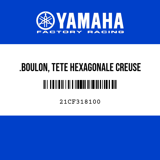 .BOULON, TETE HEXAGONALE CREUSE
