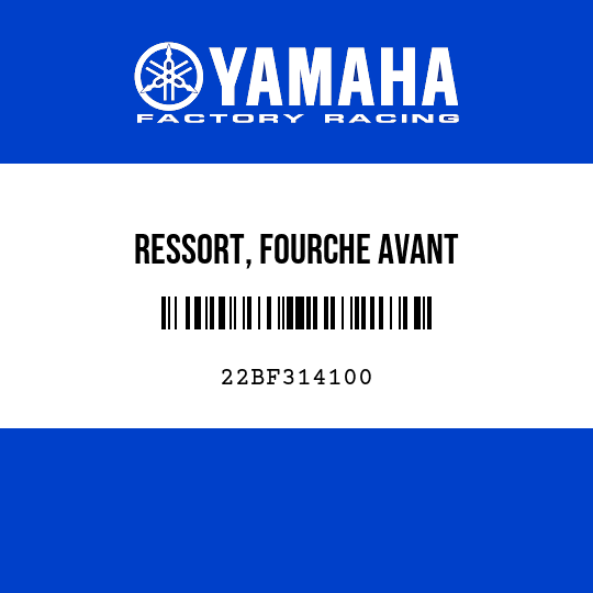 RESSORT, FOURCHE AVANT