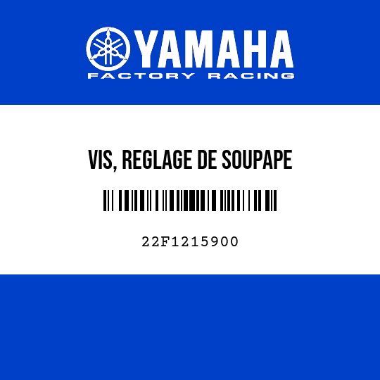 VIS, REGLAGE DE SOUPAPE