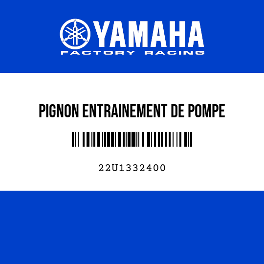 PIGNON ENTRAINEMENT DE POMPE