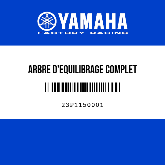 ARBRE D'EQUILIBRAGE COMPLET