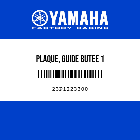 PLAQUE, GUIDE BUTEE 1