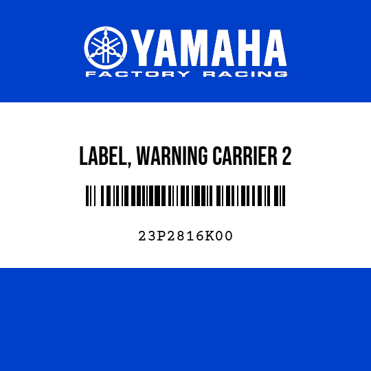 LABEL, WARNING CARRIER 2