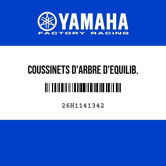COUSSINETS D'ARBRE D'EQUILIB.