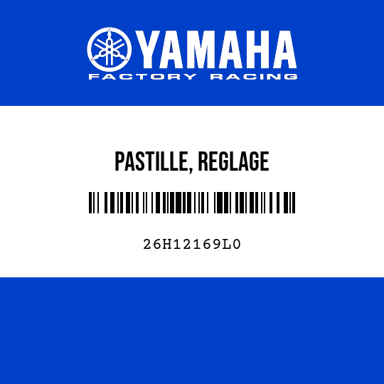 PASTILLE, REGLAGE