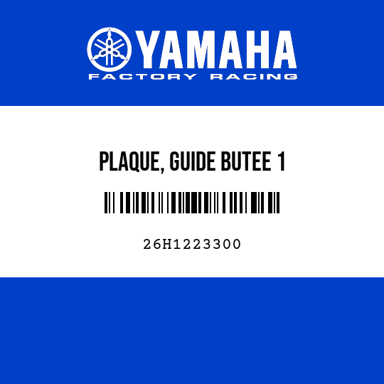PLAQUE, GUIDE BUTEE 1