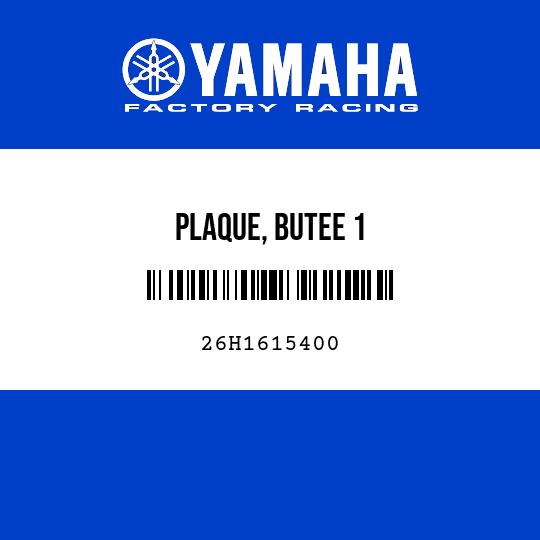 PLAQUE, BUTEE 1