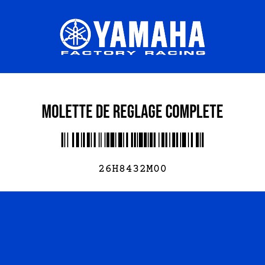 MOLETTE DE REGLAGE COMPLETE