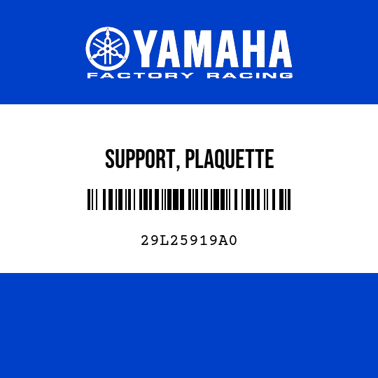 SUPPORT, PLAQUETTE