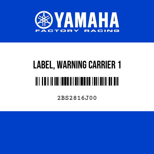 LABEL, WARNING CARRIER 1