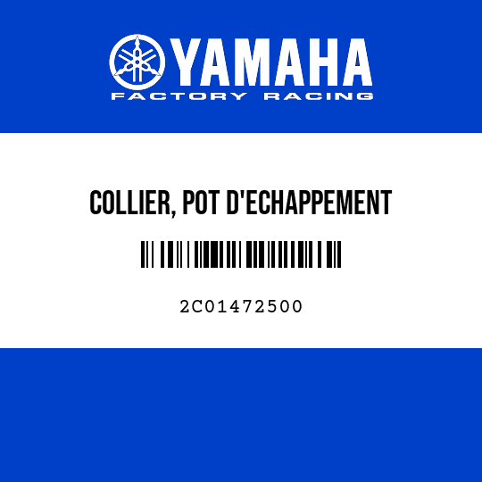 COLLIER, POT D'ECHAPPEMENT